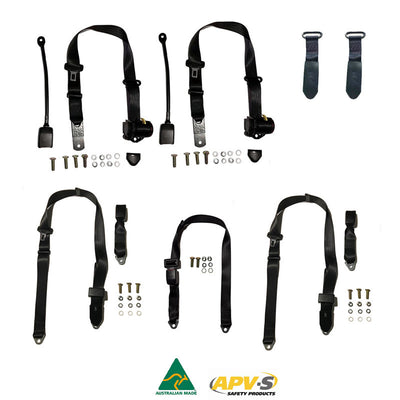 Complete Seat Belt Kit For Ford Falcon Xa 1972 76