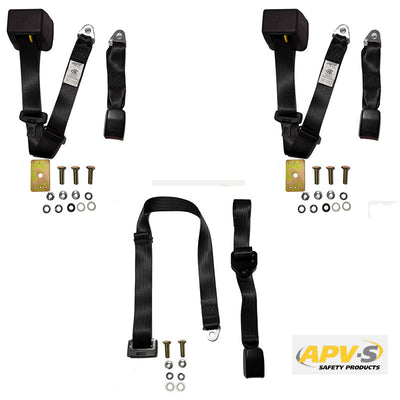 Rear Seat Belt Kit To Suit Holden Vb Vc Sedan Adr