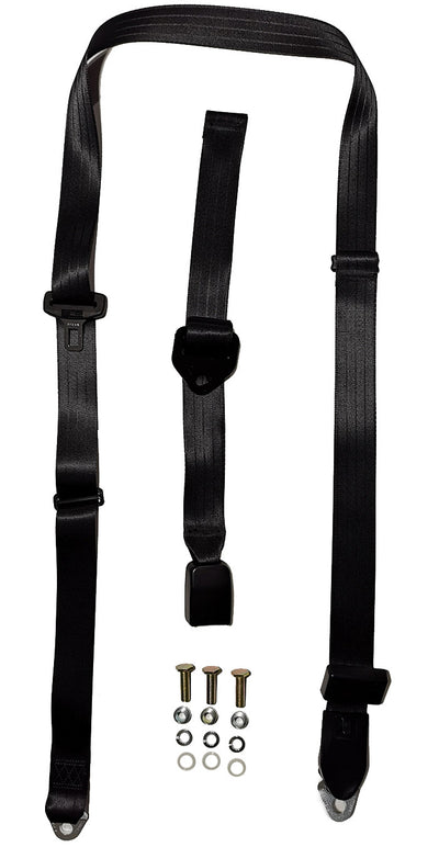 Non Retractable Lap Sash Seat Belt 2.6M With 150Mm
