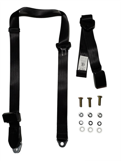 Non Retractable Lap Sash Seat Belt 2.0M With 150Mm