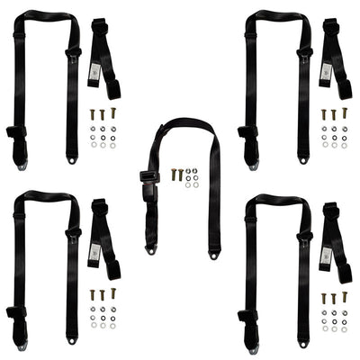 Full Seat Belt Kit For Ford Falcon Xy Sedan Bench~9398