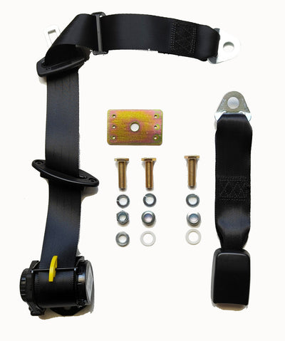 Retractable Seat Belt 180 180 Rw Web Buckle 275Mm
