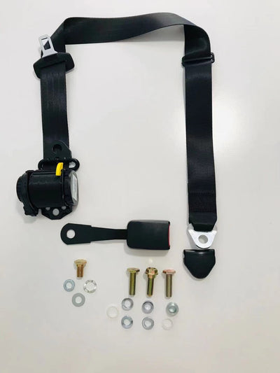 Retractable Seat Belt 100 90 In Pillar Stem Buckle~8384